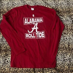 Alabama Roll Tide Red Long Sleeve Shirt
